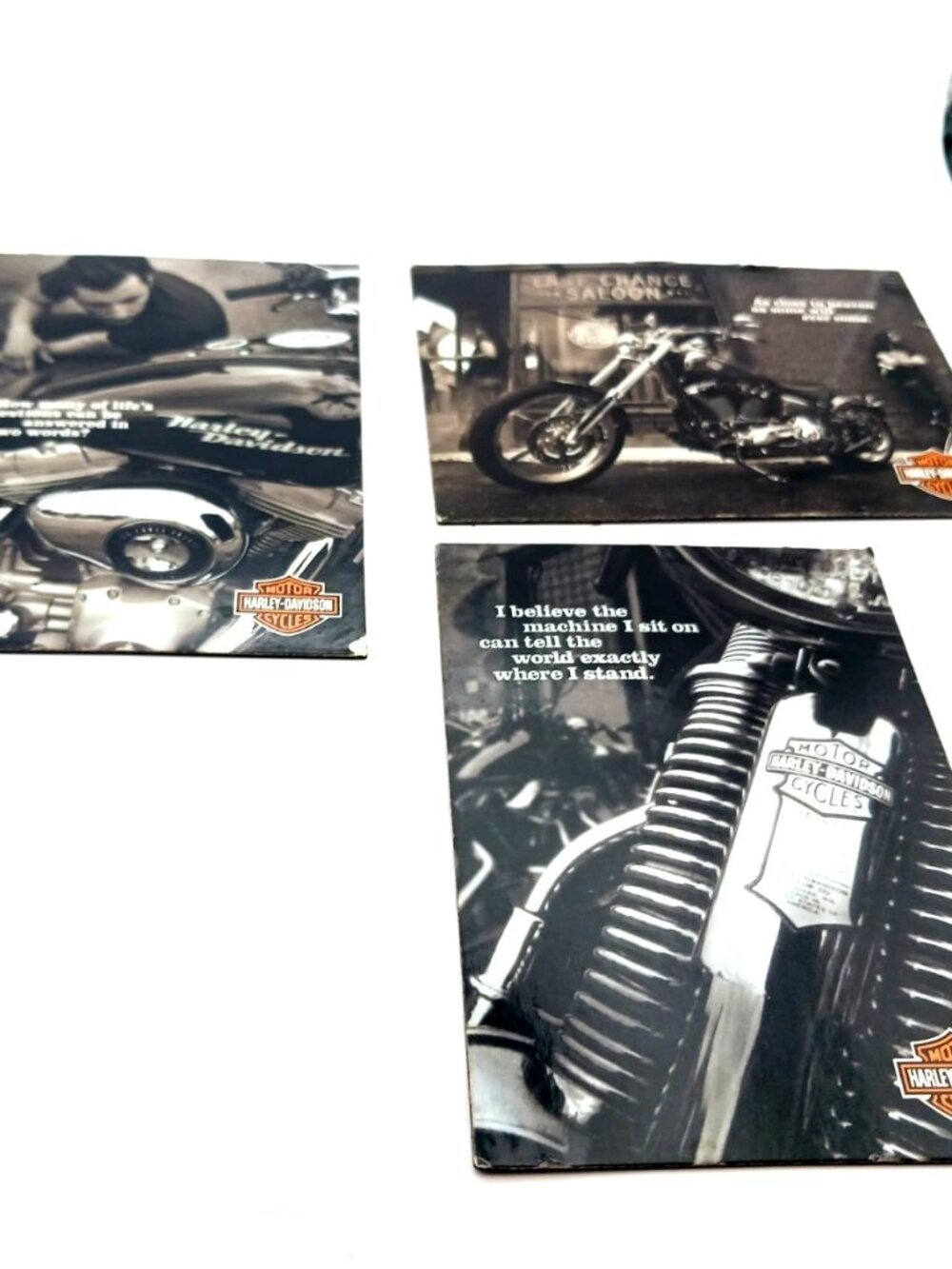 Harley-Davidson Of Magnets. 2.5"x3.5" Inches Lot Of THREE